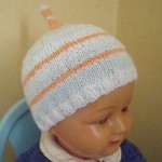 photo tricot tricot modele bonnet naissance 17