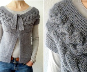 photo tricot tricot modele de torsade 18